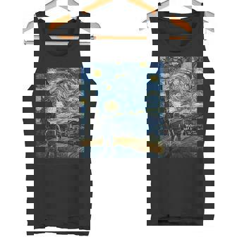 ゴッホにインスパイアされた先見の明のある宇宙飛行士未来の宇宙飛行士 タンクトップ - Kawaiitshirt