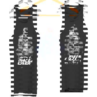 ゴリラ×シルバーバックゴリラ霊長類 タンクトップ - Kawaiitshirt