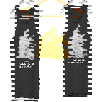 ゴールデンレトリバー ゴールデン 犬 Can't Get Up かわいい やる気スイッチ故障中 水彩 おもしろ 犬好き タンクトップ - Kawaiitshirt