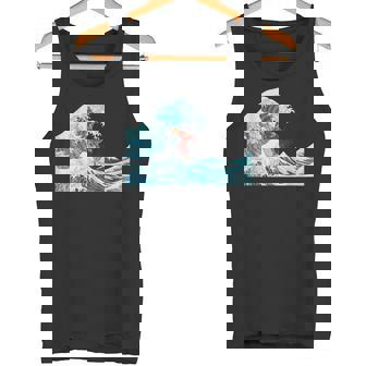 サムライサーフィン神奈川大波-クールサーファー タンクトップ - Kawaiitshirt