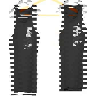 サモエド愛好家のための面白いサモエドをポケットに入れました タンクトップ - Kawaiitshirt