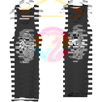 サングラス ヴィンテージ フラミンゴ 70年代 80年代 90年代 面白い フラミンゴ タンクトップ - Kawaiitshirt