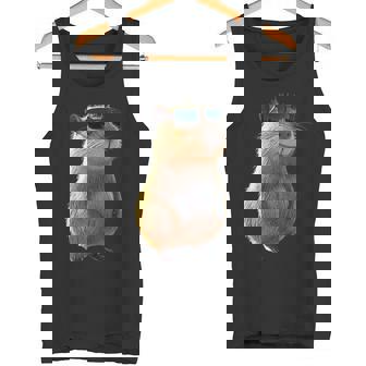 サングラスをかけたカピバラ Be Capy カピバラ げっ歯類 Capybara タンクトップ - Kawaiitshirt