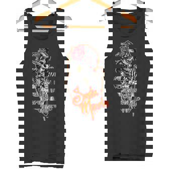 サンタ・ムエルテ・カトリーナ・カラベラ タンクトップ - Kawaiitshirt