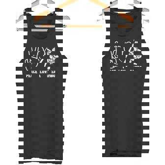 サンボ コーチ ピース ラブ サンボ タンクトップ - Kawaiitshirt