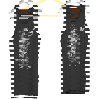 シェットランド・シープドッグ ベース・ギター ロックミュージック 犬好き タンクトップ - Kawaiitshirt