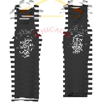シカゴ イリノイ 消防士 消防士 消防士 タンクトップ - Kawaiitshirt