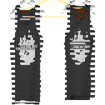 シカゴハウスミュージックシカゴスカイライン Edm Dj シカゴハウス タンクトップ - Kawaiitshirt