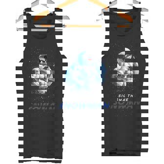 シグマザスノーマンブラッシュリズメリークリスマス Xマスク タンクトップ - Kawaiitshirt