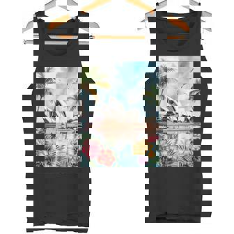 シドニーオペラハウスと南国の自然 タンクトップ - Kawaiitshirt