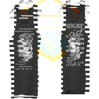 シュレディンガーの猫指名手配教授 科学物理教師 タンクトップ - Kawaiitshirt