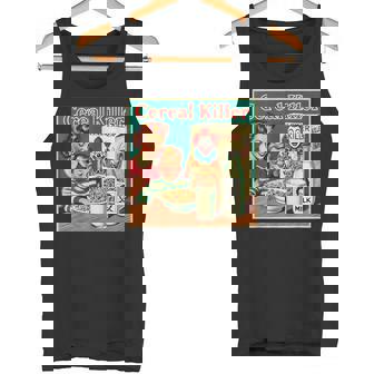 シリアル シリアル キラー 音声しゃれ ホラー コア ミッドセンチュリー タンクトップ - Kawaiitshirt
