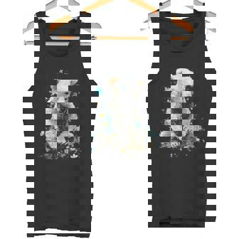 シロクマ 動物 モチーフ 作品 シロクマ タンクトップ - Kawaiitshirt