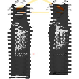 シンガポール マリーナベイ ヴィンテージ スカイライン アジア アイラブシンガポール I Loveingapore タンクトップ - Kawaiitshirt