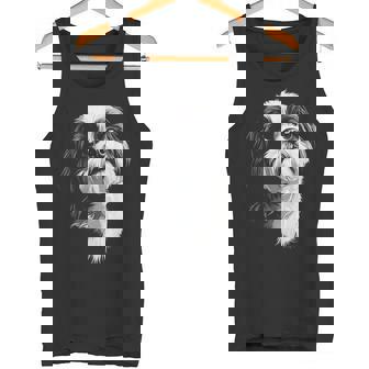 シーズー 犬 モチーフ ペット イラスト シーズー タンクトップ - Kawaiitshirt