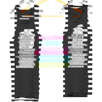 ジェーンオースティン 本 スタック おもしろ文学 タンクトップ - Kawaiitshirt