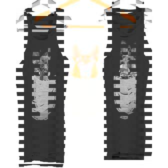 ジャーマンシェパード 犬の胸ポケット 犬の飼い主用 タンクトップ - Kawaiitshirt