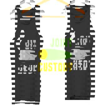 ジョイントカストディ マリファナウィード タンクトップ - Kawaiitshirt