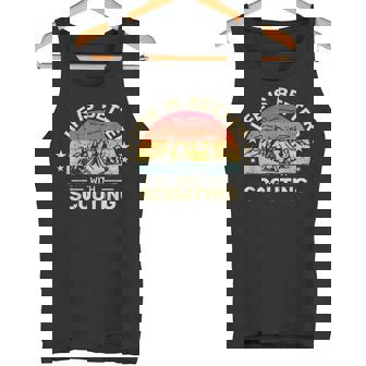 スカウトキャンプボーイハイキングスカウトでlife Is Better タンクトップ - Kawaiitshirt