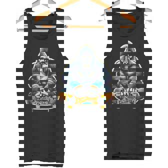 スケートボード ゴリラ L1 タンクトップ - Kawaiitshirt