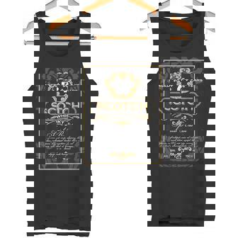 スコッチ ウイスキー ラベル お酒 父の日 バチェラー パーティー ギフト ウォッカ テキーラ コニャック ブランデー タンクトップ - Kawaiitshirt