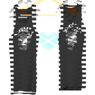 スコットランドのヴィンテージ国旗 スコットランドtシャツ メンズ レディース タンクトップ - Kawaiitshirt
