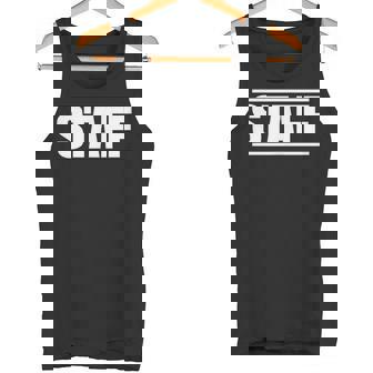 スタッフ ワーカー 社員 ワーククルーの言葉 スタッフ オン A ティー タンクトップ - Kawaiitshirt