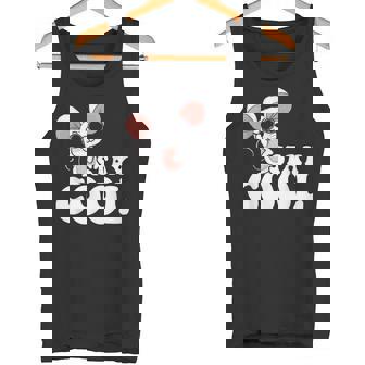 ステイ クール オーサム マウス ウェアリング サングラス 動物 ネズミ タンクトップ - Kawaiitshirt