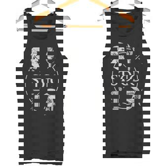 ストイックな美徳 – 知恵の勇気 正義 自己習得のシンボル タンクトップ - Kawaiitshirt