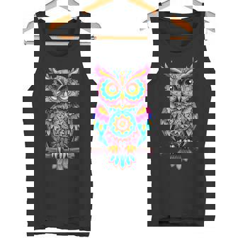 ストリートアートファンのためのストリートアートフクロウ、アーティストスプレー。 タンクトップ - Kawaiitshirt