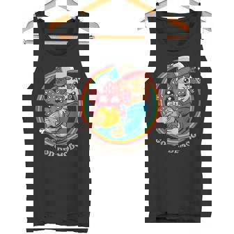 ストレンジャー・シングス ダスティン デモドグ ミーム 好奇心 コンパニオン 84 タンクトップ - Kawaiitshirt