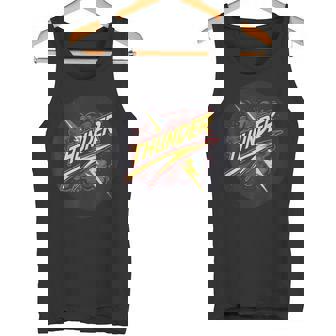 ストームファンのためのクールなサンダーステートメント衣装。 タンクトップ - Kawaiitshirt