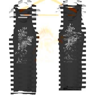 スピノサウルス 恐竜 グラフィックアート スピノサウルス タンクトップ - Kawaiitshirt