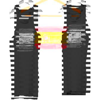スペイン国旗の絵、スペインの地図のスケッチ。 タンクトップ - Kawaiitshirt
