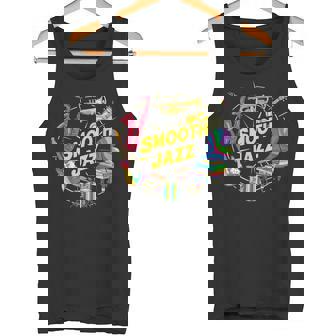 スムースジャズ カラフル 楽器 アート タンクトップ - Kawaiitshirt