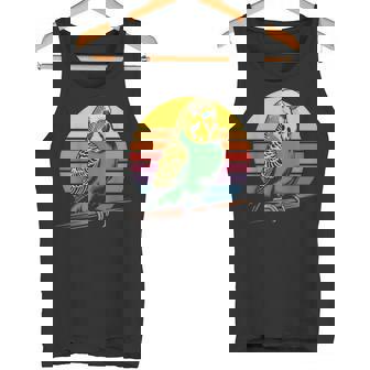 セキセイインコ レトロ セキセイインコ タンクトップ - Kawaiitshirt