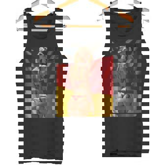 セクシーガールグラフィックtシャツ 「セクシーピンナップガール&ドイツ国旗」 タンクトップ - Kawaiitshirt