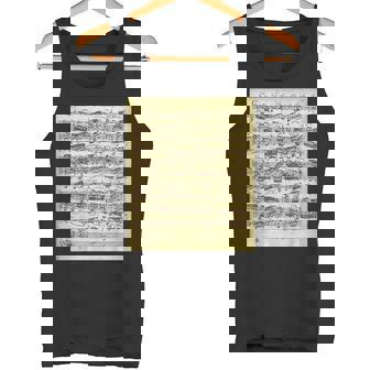 セバスティアン・バッハ ソナタ 楽譜 古典作曲家クラス タンクトップ - Kawaiitshirt