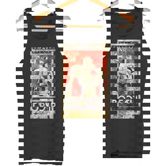 ソビエトヴィンテージソ連cccpロシア、レトロロボットアクアレルギフト タンクトップ - Kawaiitshirt