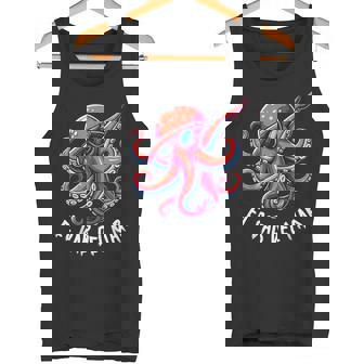 タコ、サングラスタコ動物、エルダブデルマール タンクトップ - Kawaiitshirt