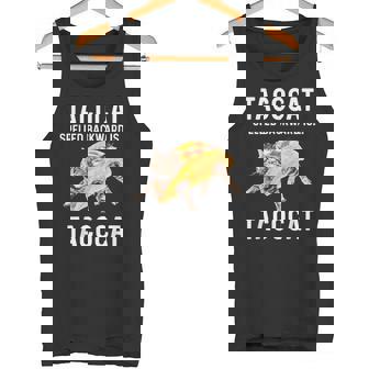 タコキャットは後ろ向きに綴られたタコキャット 愛猫とタコス タンクトップ - Kawaiitshirt