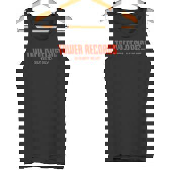 タワーレコード レトロ サンセット ブルバード ビンテージ音楽 ハリウッド タンクトップ - Kawaiitshirt