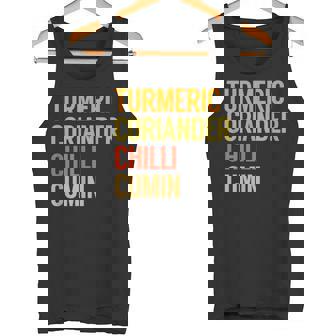 ターメリック コリアンダーチリクミン カレー タンクトップ - Kawaiitshirt