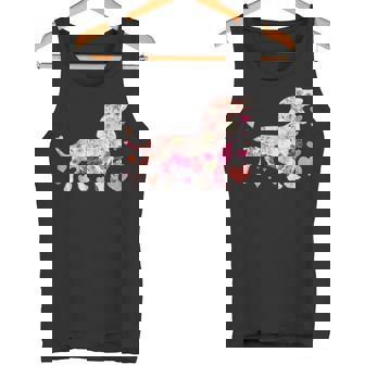 ダックスフントの解体新書 ミニチュアダックス 犬の飼い主 ダックス飼い おもしろ 愛犬家 犬 ダックスフント タンクトップ - Kawaiitshirt