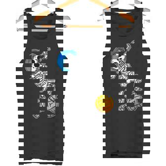 ダビング 水球 スケルトン ハロウィン 骨 ダブダンス タンクトップ - Kawaiitshirt