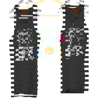 ダビングハロウィン骨格の魔女ヴァンパイアゴーストモンスター タンクトップ - Kawaiitshirt