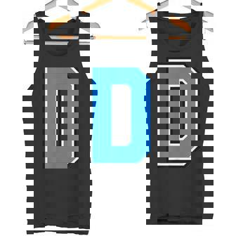 ダブリン郡 スカイブルー ネイビー アルファベット D ゲール語 フットボール ハーリング タンクトップ - Kawaiitshirt
