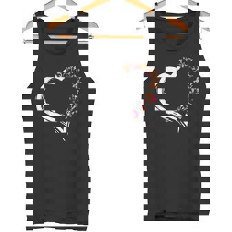 チア・チアリーディング・ハート タンクトップ - Kawaiitshirt