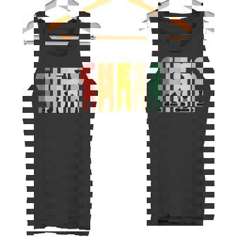 チェス レトロデザイン 戦略思考スポーツギフト タンクトップ - Kawaiitshirt