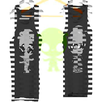 チビ カワイイ エイリアン Ufo 宇宙人 タンクトップ - Kawaiitshirt